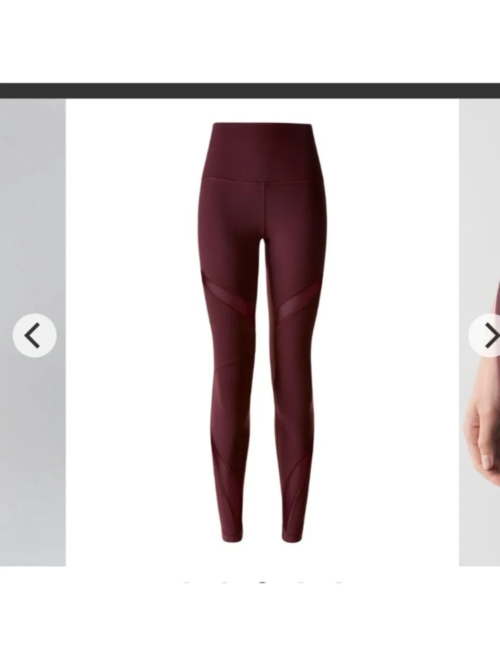 Lululemon High Times Pant (Wrap Mesh) Bordeaux Drama